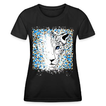 Cooles Animal Print - Frauen Funktions-T-Shirt - Schwarz - Vorne - AI Model Female 172 light (172cm)