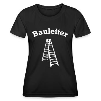 Construction Manager Head of Pun Building House Construction Construction Site - Women's Functional T-Shirt - black - Front - AI Model Female 172 light (172cm)