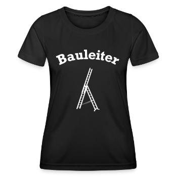 Bauleiter Baustelle Baustellen lustig - Frauen Funktions-T-Shirt - Schwarz - Vorne - AI Model Female 172 light (172cm)