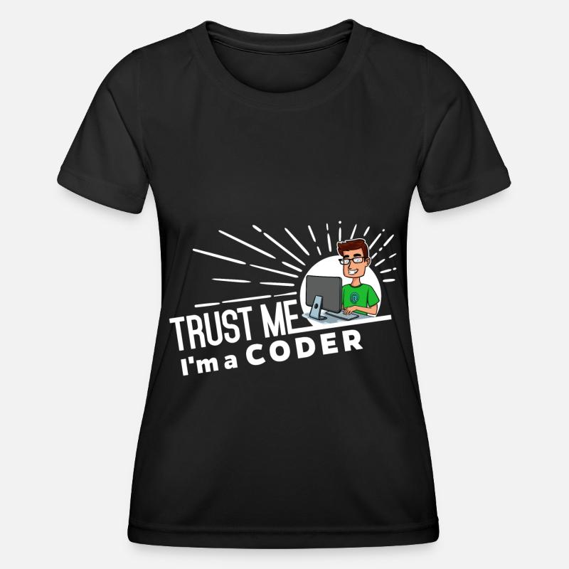 Programmer - Trust me - Women's Functional T-Shirt - black