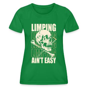 Rétablissez-vous Pied cassé Os cassé - T-shirt sport Femme - vert - Devant - AI Model Female 172 dark (172cm)
