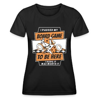 Jeux de société Jeux de société Jeux de société - T-shirt sport Femme - noir - Devant - AI Model Female 172 light (172cm)