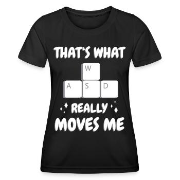 Gamer Gaming Video Games Console Controller - Women's Functional T-Shirt - black - Front - AI Model Female 172 light (172cm)