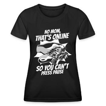 Gamer Gaming Video Games Console Controller - Women's Functional T-Shirt - black - Front - AI Model Female 172 light (172cm)