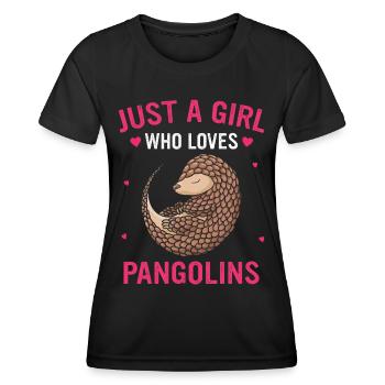 Pangolin Animal Pangolins Endangered Ar - Women's Functional T-Shirt - black - Front - AI Model Female 172 light (172cm)