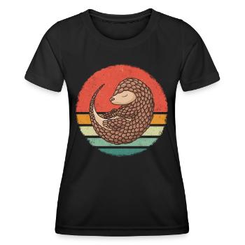 Pangolin Animal Pangolins Endangered Ar - Women's Functional T-Shirt - black - Front - AI Model Female 172 light (172cm)