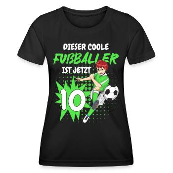 Geburtstagsgeschenk 10 Jahre Geburtstagskind - Frauen Funktions-T-Shirt - Schwarz - Vorne - AI Model Female 172 light (172cm)