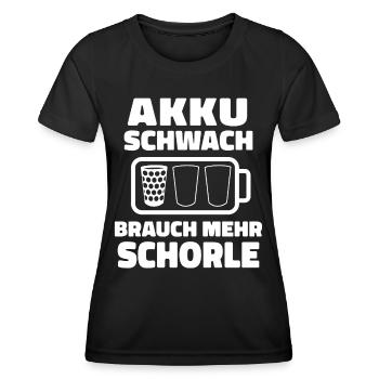Pfalz Pfälzer Rheinland Pfalz - Frauen Funktions-T-Shirt - Schwarz - Vorne - AI Model Female 172 light (172cm)