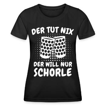 Pfalz Pfälzer Rheinland Pfalz - Frauen Funktions-T-Shirt - Schwarz - Vorne - AI Model Female 172 light (172cm)