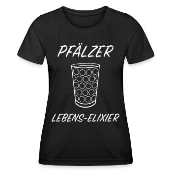Pfalz Pfälzer Rheinland Pfalz - Frauen Funktions-T-Shirt - Schwarz - Vorne - AI Model Female 172 light (172cm)
