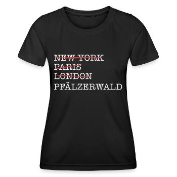 Pfalz Pfälzer Rheinland Pfalz - Frauen Funktions-T-Shirt - Schwarz - Vorne - AI Model Female 172 light (172cm)