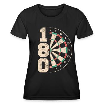 Darts Darts Darts Player Darts - Women's Functional T-Shirt - black - Front - AI Model Female 172 light (172cm)