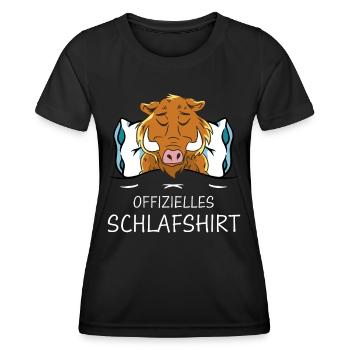 Wildschwein Jäger Wildschweine Jagd Wald Wildsau - Frauen Funktions-T-Shirt - Schwarz - Vorne - AI Model Female 172 light (172cm)