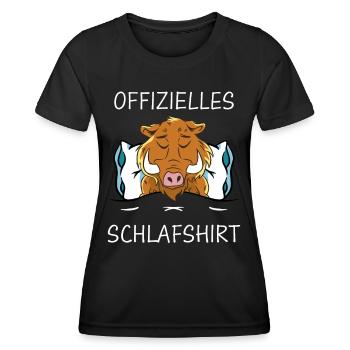 Wildschwein Jäger Wildschweine Jagd Wald Wildsau - Frauen Funktions-T-Shirt - Schwarz - Vorne - AI Model Female 172 light (172cm)