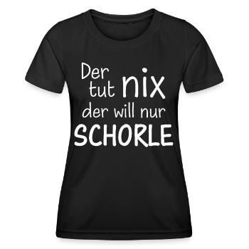 Pfalz Pfalz Pfälzer Rheinland Pfalz - Frauen Funktions-T-Shirt - Schwarz - Vorne - AI Model Female 172 light (172cm)