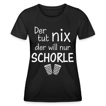 Pfalz Pfalz Pfälzer Rheinland Pfalz - Frauen Funktions-T-Shirt - Schwarz - Vorne - AI Model Female 172 light (172cm)