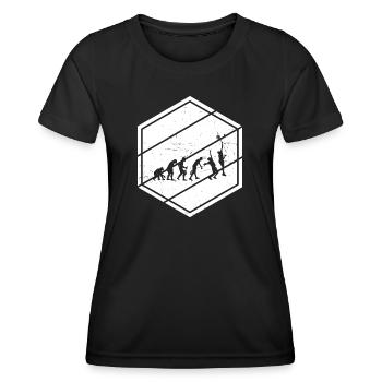 Paddle Tennis Paddle Raquette Paddle Homme - T-shirt sport Femme - noir - Devant - AI Model Female 172 light (172cm)