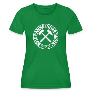 Bisse Panne Inner Birne? Schlägel Und Eisen - Frauen Funktions-T-Shirt - Kelly Green - Vorne - AI Model Female 172 dark (172cm)