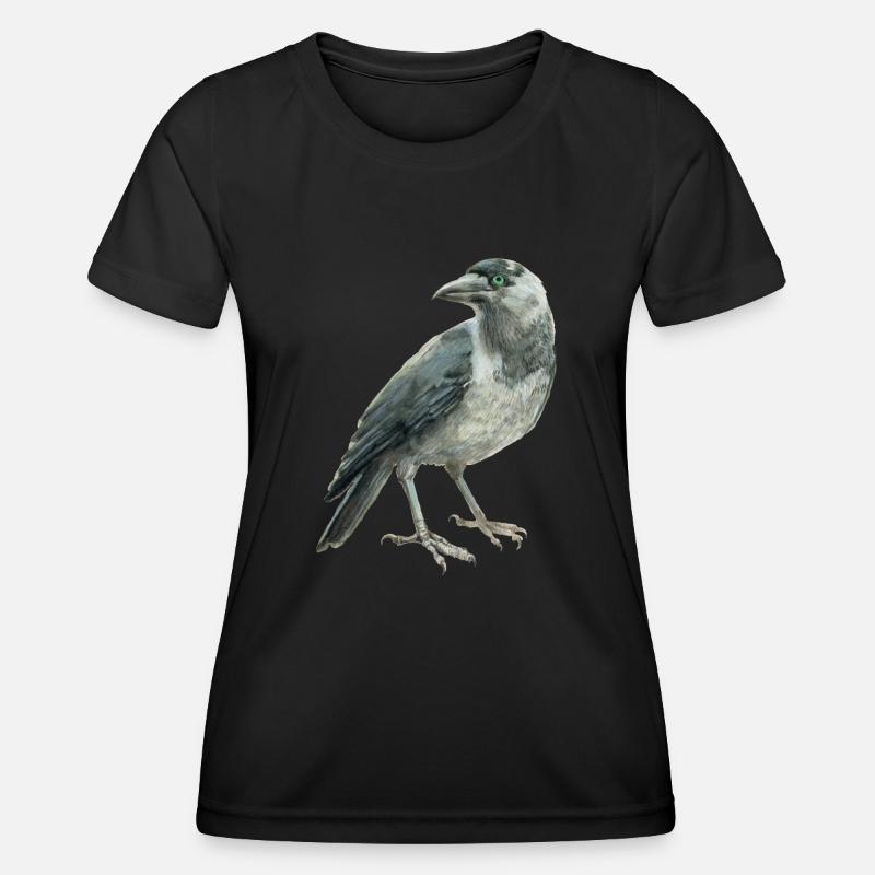 Jackdaw - Women's Functional T-Shirt - black