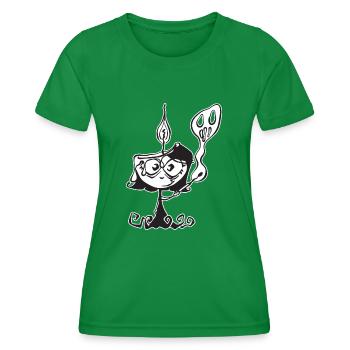 Vampire candle - Women's Functional T-Shirt - kelly green - Front - AI Model Female 172 dark (172cm)