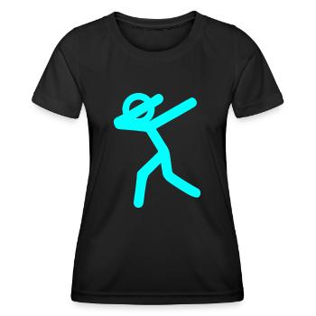 Yes, I am - Women's Functional T-Shirt - black - Front - AI Model Female 172 light (172cm)