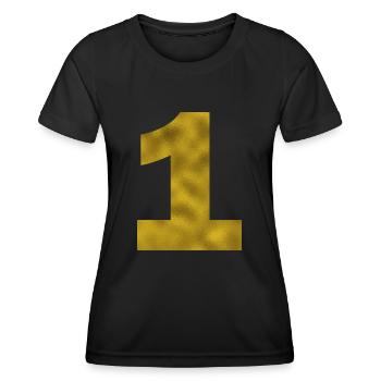 Birthday 1 year - Women's Functional T-Shirt - black - Front - AI Model Female 172 light (172cm)