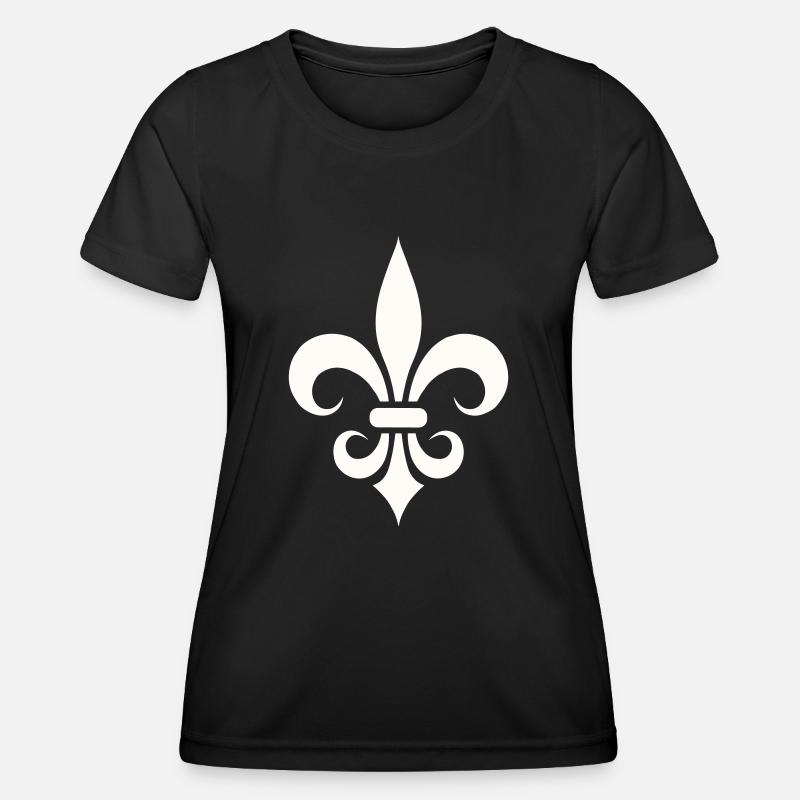 fleur de lys - Women's Functional T-Shirt - black
