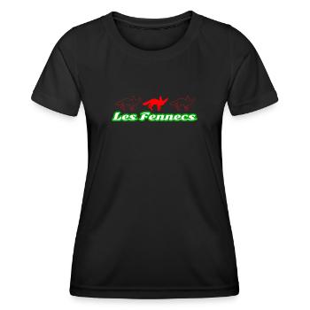 The Fennecs - Women's Functional T-Shirt - black - Front - AI Model Female 172 light (172cm)
