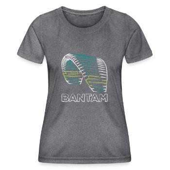 Bantam Nova Paraglider - Frauen Funktions-T-Shirt - dunkle Melange  - Vorne - AI Model Female 172 light (172cm)