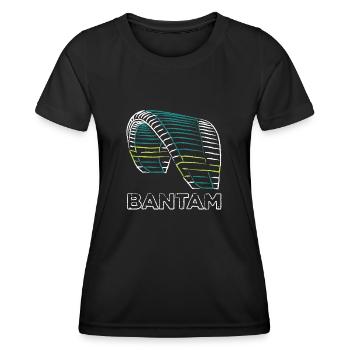 Bantam Nova Paraglider - Frauen Funktions-T-Shirt - Schwarz - Vorne - AI Model Female 172 light (172cm)