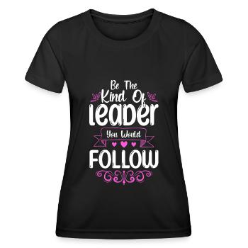 Boss Büro Firma Angestellter - Frauen Funktions-T-Shirt - Schwarz - Vorne - AI Model Female 172 light (172cm)