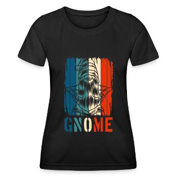 Jardinier nain nain - T-shirt sport Femme - noir - Devant - AI Model Female 172 light (172cm)