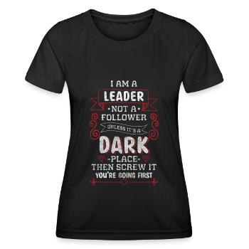 Chef Abteilungsleiter Angestellter - Frauen Funktions-T-Shirt - Schwarz - Vorne - AI Model Female 172 light (172cm)