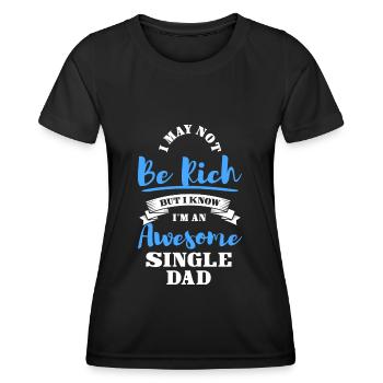 Elternteil Stolz - Frauen Funktions-T-Shirt - Schwarz - Vorne - AI Model Female 172 light (172cm)