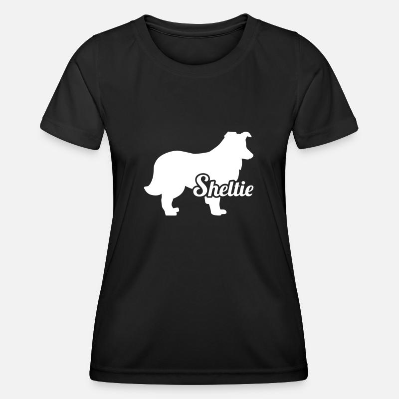 Shetland Sheepdog - Women's Functional T-Shirt - black