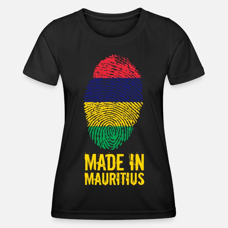 Made In Mauritius / Maurice / Moris - Women's Functional T-Shirt - black