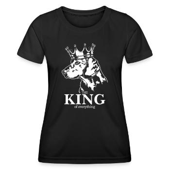 ALPENLAND DACHSBRACKE King disant Wilsigns - T-shirt sport Femme - noir - Devant - AI Model Female 172 light (172cm)