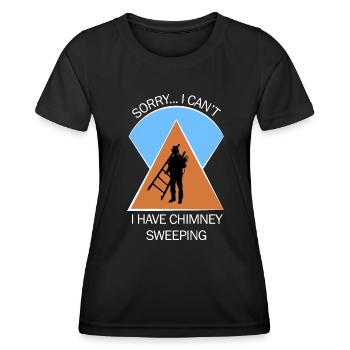 Ramoneur Ramoneur Ramoneur - T-shirt sport Femme - noir - Devant - AI Model Female 172 light (172cm)