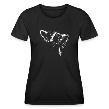 Waschbär Tier Wildtier Waschbären Wilsigns - Frauen Funktions-T-Shirt - Schwarz - Vorne - AI Model Female 172 light (172cm)