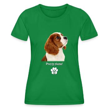 Jolie s'il-vous-plaît - T-shirt sport Femme - vert - Devant - AI Model Female 172 dark (172cm)