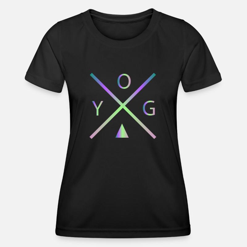 yoga - Women's Functional T-Shirt - black
