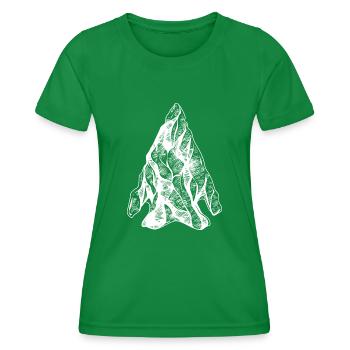 Arrowhead Hunting Arrowhead Collector - Women's Functional T-Shirt - kelly green - Front - AI Model Female 172 dark (172cm)
