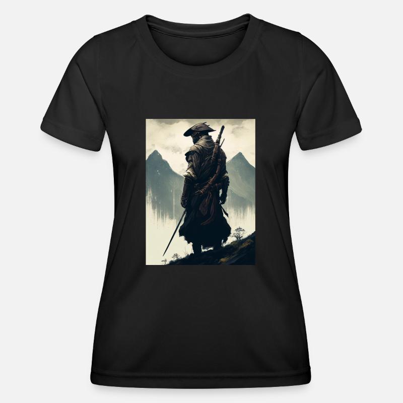 Mountain Samurai - Women's Functional T-Shirt - black