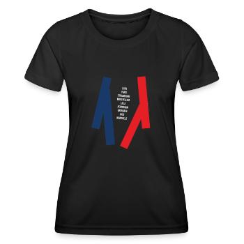 France Cities Trip Souvenir French Cities - Women's Functional T-Shirt - black - Front - AI Model Female 172 light (172cm)