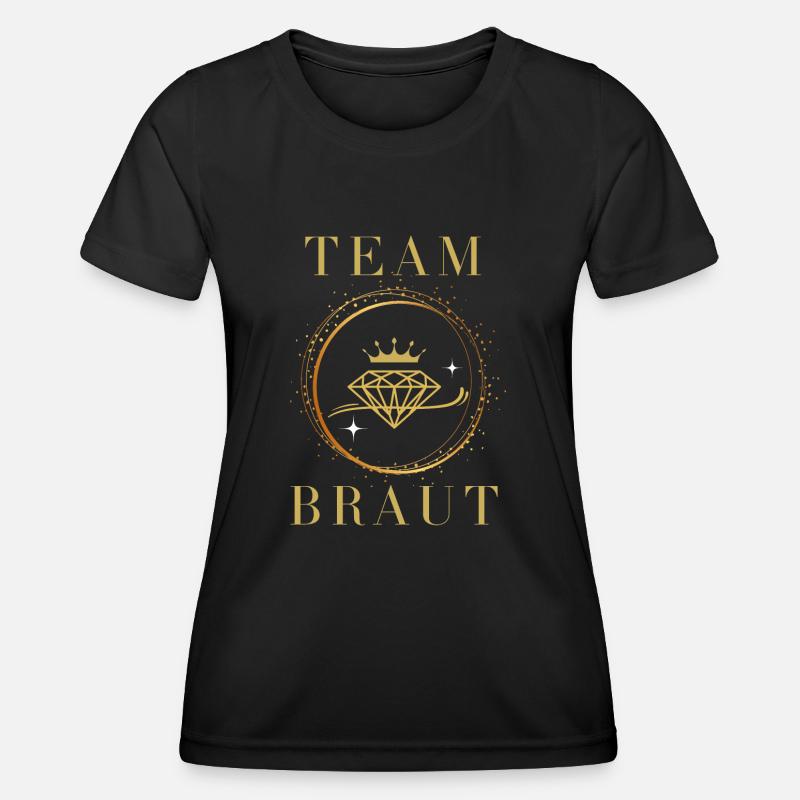 TEAM Bride - Women's Functional T-Shirt - black