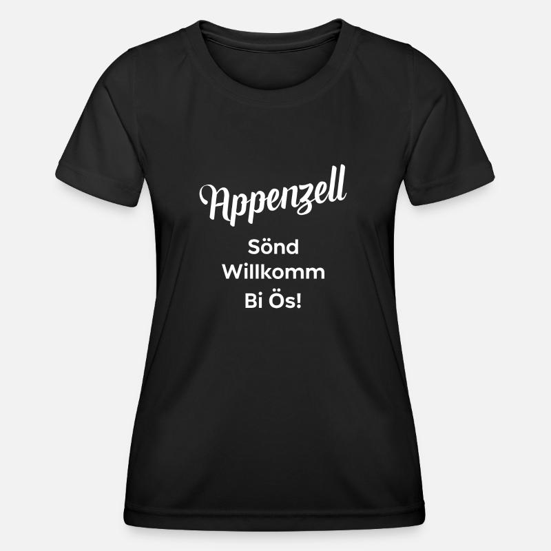 Appenzell - Women's Functional T-Shirt - black