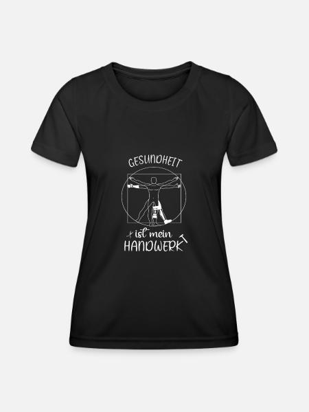 Orthopädie Techniker Gesundheit als Handwerk - Frauen Funktions-T-Shirt - Schwarz