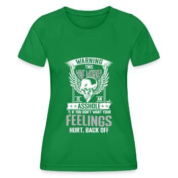 Mining Buddy - Women's Functional T-Shirt - kelly green - Front - AI Model Female 172 dark (172cm)