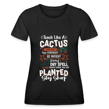 Stachel Garten Gärtner - Frauen Funktions-T-Shirt - Schwarz - Vorne - AI Model Female 172 light (172cm)