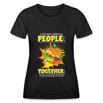 Comic Comics Fangirl - Women's Functional T-Shirt - black - Front - AI Model Female 172 light (172cm)